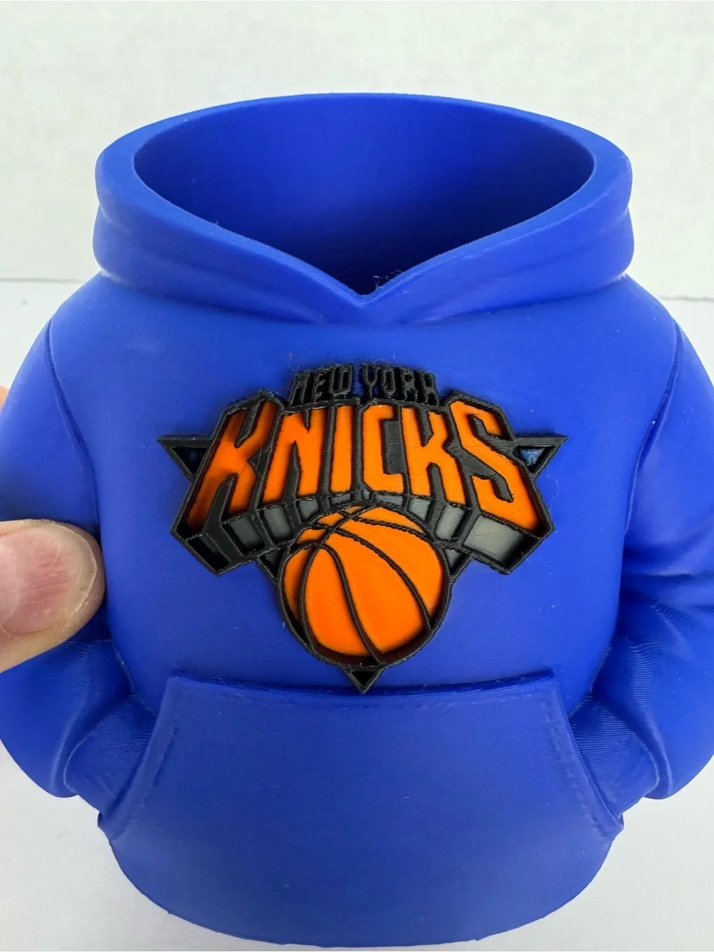 Blue Kids Hoodie Pen Holder